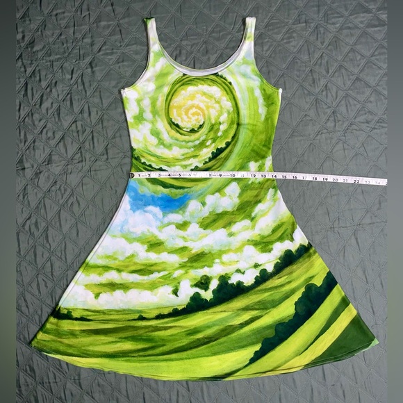 Wearable Art by Sweet Melis- Fit & Flare Dress, Size Small, NWOT - Picture 7 of 9